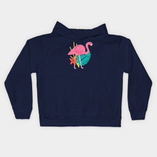 Tropical Flamingo Kids Hoodie